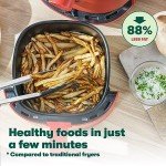 BELLA 3 Qt Manual Air Fryer, 5-in-1 Multicooker