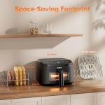 Compact 8-in-1 4.5Qt Air Fryer for Crispy Meals