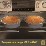 KEYFIVE 7-Inch Silicone Cake Pan Set for Air Fryer