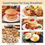 JOERSH Silicone Egg Molds for Air Fryers - 2-Pack