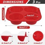 Webake 3-Pack Silicone Muffin Pan for Air Fryer