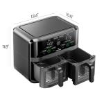 CHEFMAN 6 Quart Dual Basket Air Fryer