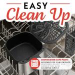 Gourmia 7 Quart Digital Air Fryer with 10 Functions