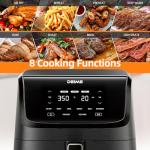 DEIME 7.2 QT Air Fryer with LCD Touch Screen
