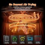 Compact 8-in-1 4.5Qt Air Fryer for Crispy Meals