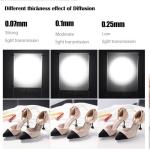 6-Pack Diffusion Film Sheets for LED Lighting