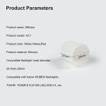 WUBEN AC1 3-Color Flashlight Diffuser附件