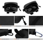CamGo Tactical Sunglasses Case with Molle Clip
