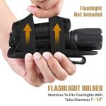LIVANS Rotatable Tactical Flashlight Pouch Holster