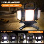 Tresda 30W Magnetic Rechargeable Work Light 3000 Lumen