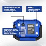 Rechargeable LED Work Light with Magnetic Stand
