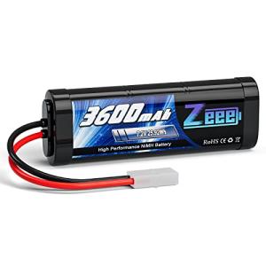 Zeee 7.2V 3600mAh NiMH RC Battery with Tamiya Connector