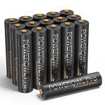 POWEROWL 1100mAh Rechargeable AAA Batteries - 16 Pack