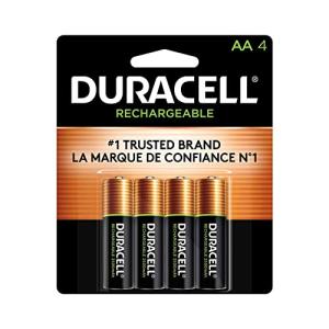 Duracell AA NiMH Rechargeable Batteries - 4 Pack
