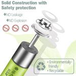 GENYESTAR Rechargeable AA Solar Light Batteries