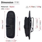 Azarxis Tactical Flashlight Pouch and Knife Holder