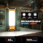 Innofox 2-Pack Magnetic LED Work Lights 1500 Lumens
