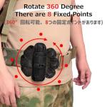 Azarxis Tactical Flashlight Pouch and Knife Holder