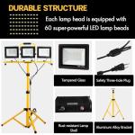 22000 Lumen Adjustable Tripod LED Work Light