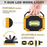 T-SUN 30W Rechargeable LED Work Light - 2 Pack