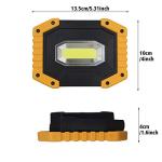 T-SUN 30W Rechargeable LED Work Light - 2 Pack