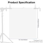 Selens 8-Pack LED Light Diffusion Film Sheets