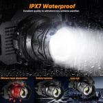 INECOKS Super Bright 3000LM Rechargeable Headlamp
