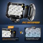 Nilight 18W LED Flood Lights for Off-Road Vehicles