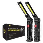 Rechargeable LED Work Lights with Magnetic Base & Hook