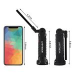 Rechargeable LED Work Lights with Magnetic Base & Hook