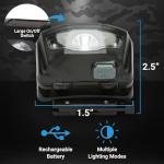 LED Tactical NVG Shroud Helmet Light – Gray