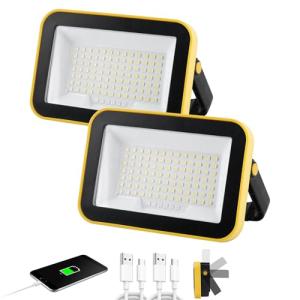 40W Rechargeable LED Work Light - 2 Pack