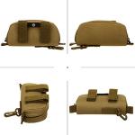 HUNTVP Tactical Molle Eyeglasses Case - Coyote Brown