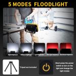 40W Rechargeable LED Work Light - 2 Pack