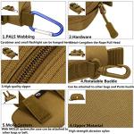 HUNTVP Tactical Molle Eyeglasses Case - Coyote Brown