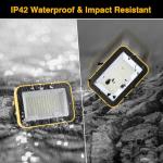 40W Rechargeable LED Work Light - 2 Pack