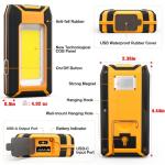 Favorlite 40W Rechargeable LED Work Light 2-Pack