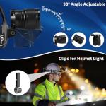 Bright Rechargeable Aluminum Headlamp with Adjustable Focus