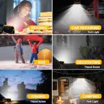 40W Rechargeable LED Work Light - 2 Pack