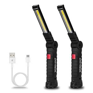 Lmaytech 2-Pack Rechargeable LED Work Lights