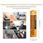 Pingju Rechargeable AAA Batteries 4-Pack, 1.2V 550mAh