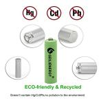 GEILIENERGY 12-Pack Rechargeable AA 600mAh Batteries