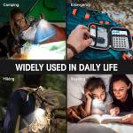 LETMY Mini Rechargeable Flashlights with Magnetic Base - 2 Pack