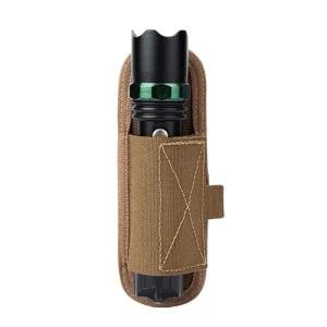 Compact Tactical Flashlight Holster for Duty Belts