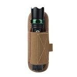 Compact Tactical Flashlight Holster for Duty Belts