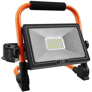 50W LED Work Light, 4300LM Portable Floodlight