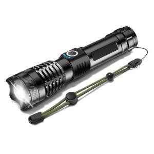 ISUNMEA 1500LM Rechargeable Zoomable LED Flashlight