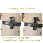 Molded Tactical Flashlight Pouch with Snap Closure