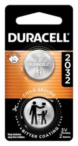 Duracell CR2032 Lithium Battery - 2 Pack