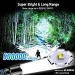 Blukar High Lumens Rechargeable Tactical Flashlight
